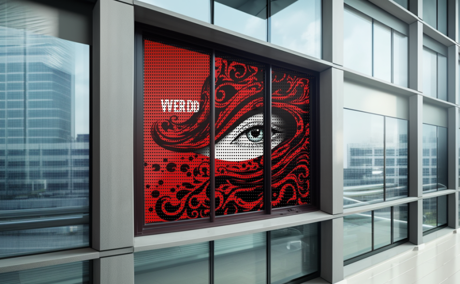 Peforated Window Vinyl